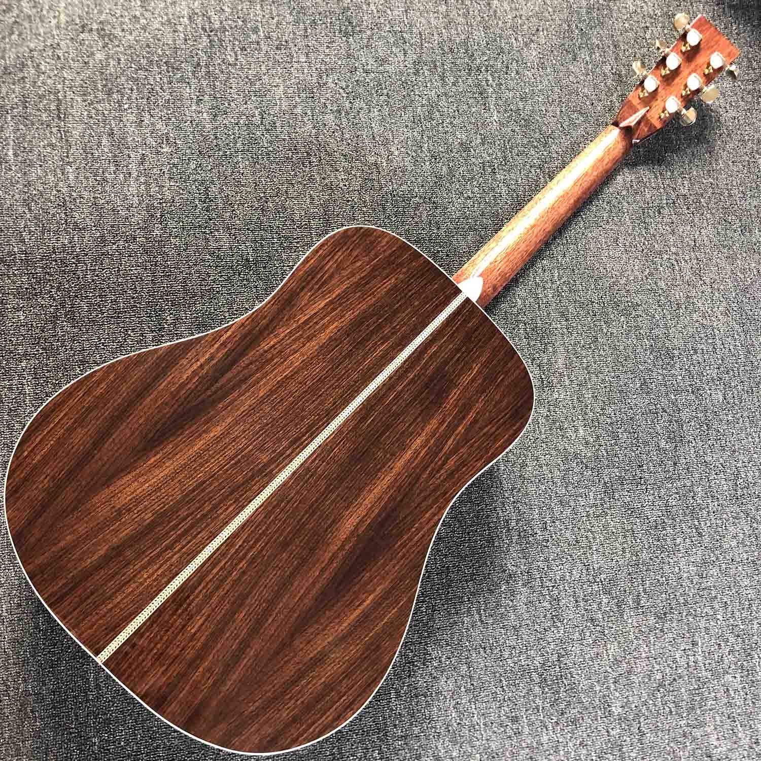 Custom Dreadnought D Style Rosewood Backside and Fingerboard Acoustic Electric Guitar