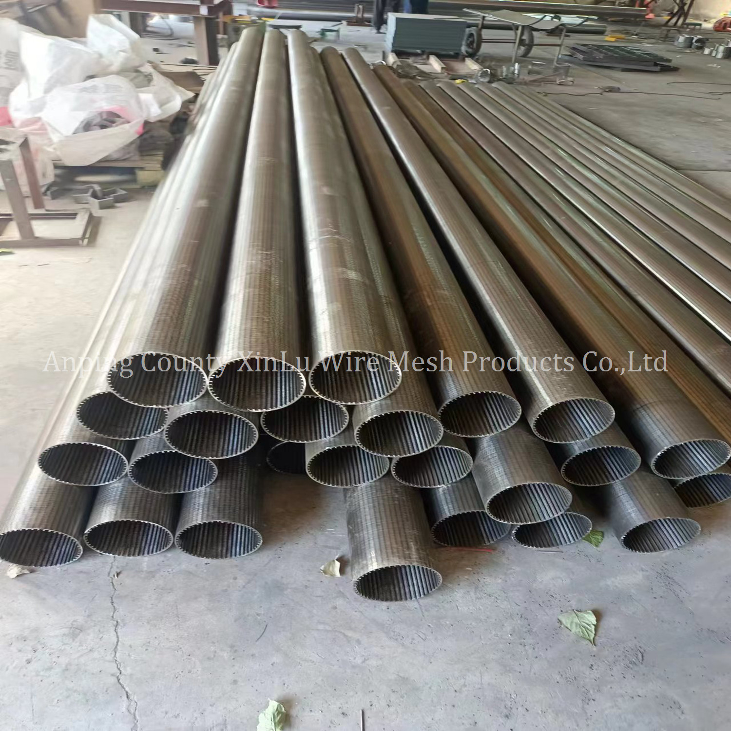 Continuous Slot 0.020" 0.040" 0.060" Sand Control Johnson Wire Water Well Screen Pipe