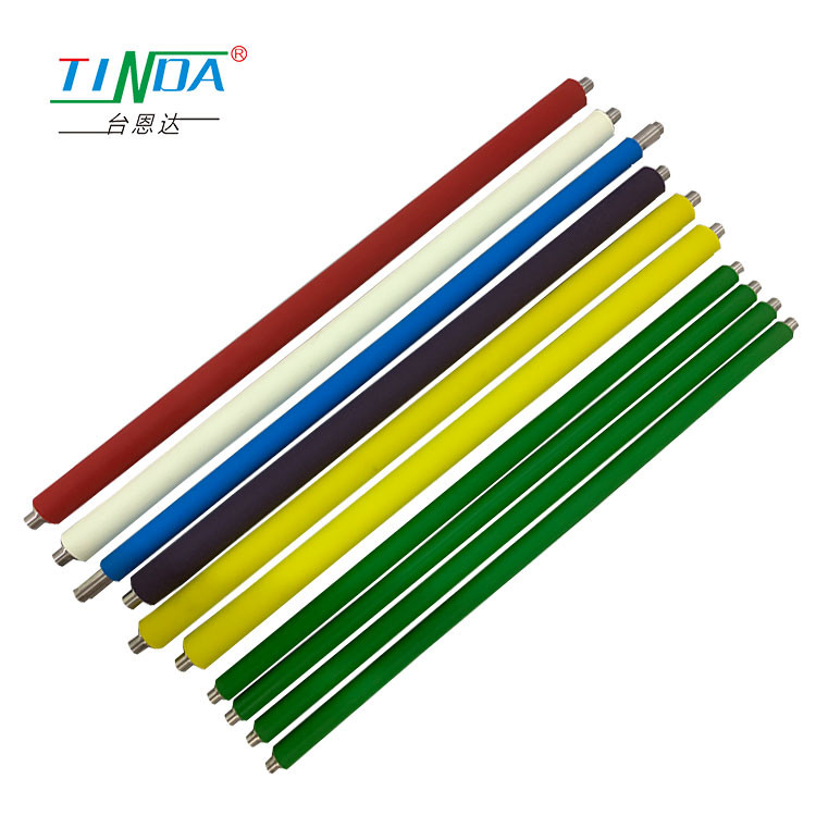 Lightweight Rubber Coated Conveyor Drive Rollers For Precision PCB Board