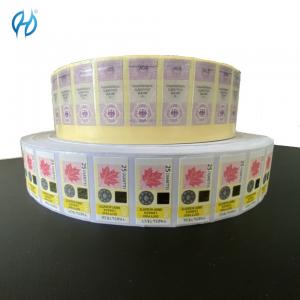 Quality Waterproof Glossy Cigarette Label with Removable Adhesive Digital Printing for sale