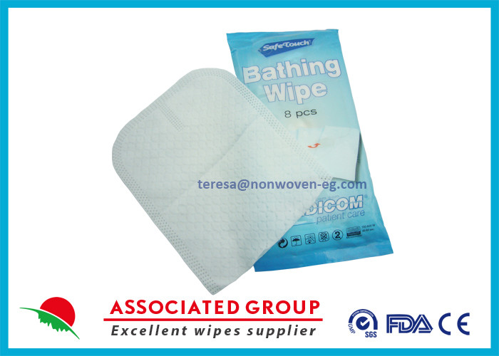 Wet Nonwoven Exfoliating Hand Gloves For Medical , Baby Wipe Gloves