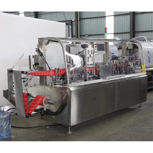 High Speed Single Sachet Wet Wipe Packing Machine Four Side Sealing Alcohol Prep Pad Packaging Machine