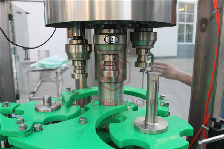 1000ML Glass Bottle Filling Machine With Electric Square Glass Jars Capping