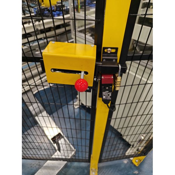 Industrial Automation Robot Safety Fence Machine Protactive Wire Mesh Machine Guard Fencing
