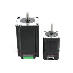 Quality NEMA 23 57mm Diameter Integrated Stepper Motor With RS485 Integrated Closed Loop Drive 1.8 Step Angle for sale