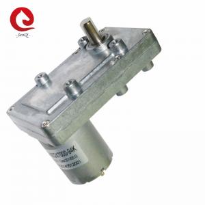 Quality 95mm 12v Dc Motor High Torque Low Rpm Right Angle Gear Motor for sale