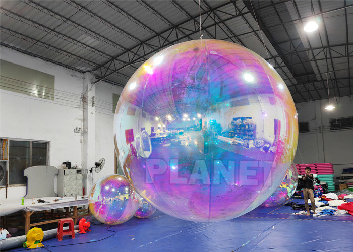 PVC Mirror Balls Christmas Decoration Inflatable Mirror Disco Ball Balloon