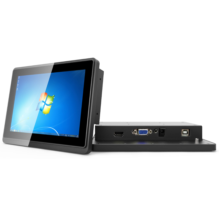 flush mount 7 inch industrial touch screen
