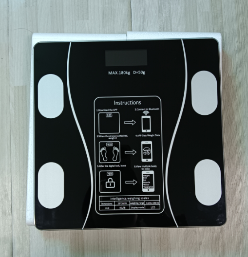 Intelligent Analysis Bluetooth Smart Body Scale with Household Bathroom and 180kg Maximum Weight Recommendation