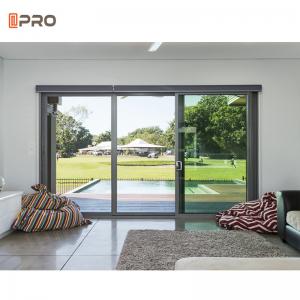 Quality Double Large Glass Aluminium Sliding Door For Meeting Room for sale