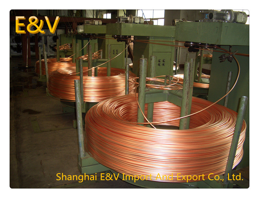 17mm 5000t Upward Continuous Casting Machine for bright and long oxygen - free copper rod