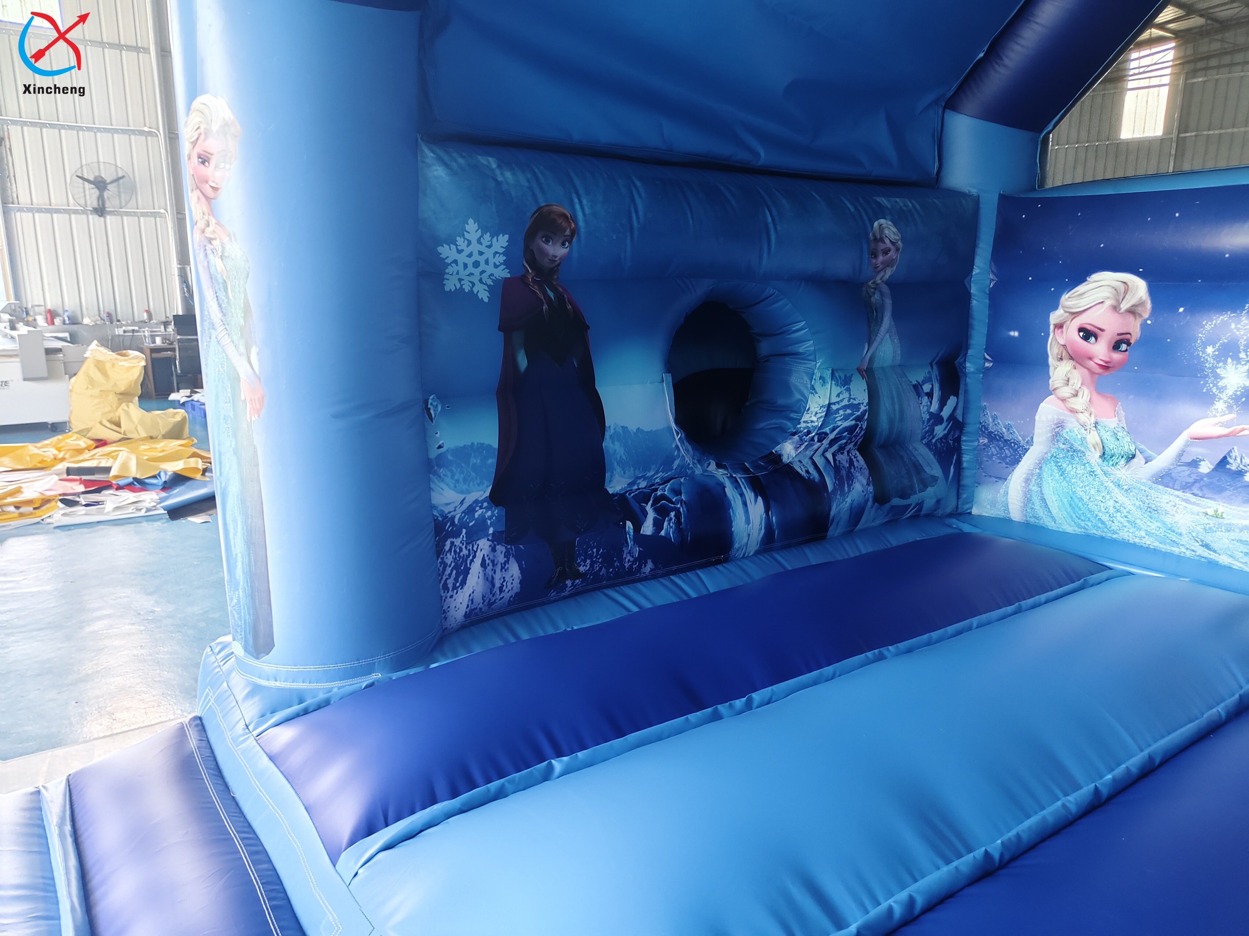 Suppiler Inflatable Frozen Princess Elsa Bouncy House With Slide Combo