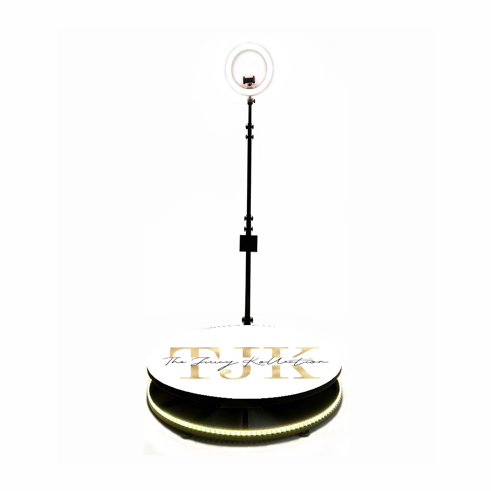 Slow Motion 360 Video Photo Booth Station Adjustable Automatic Spin