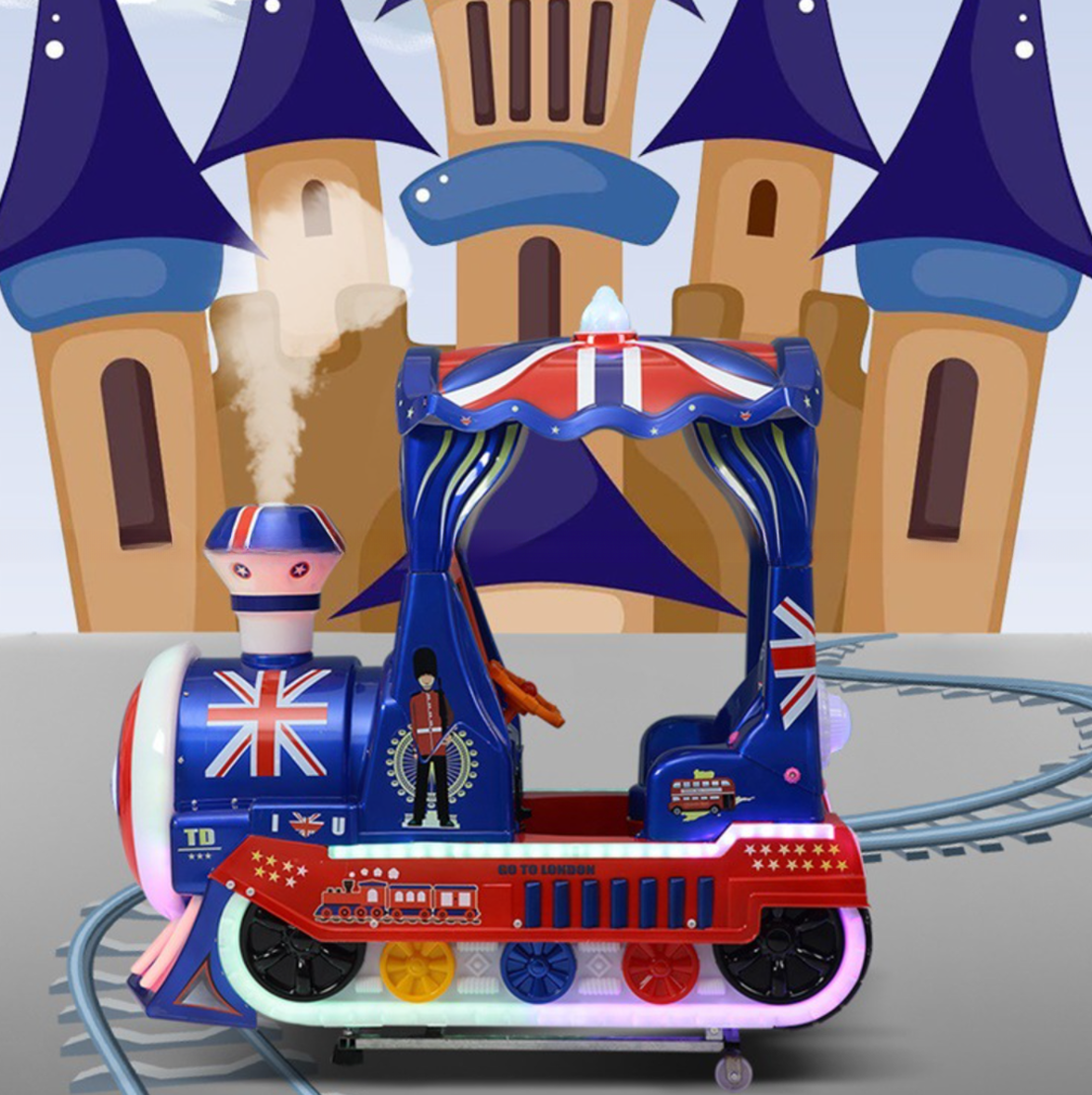 Factory direct selling kids arcade swing kiddie rides game machine
