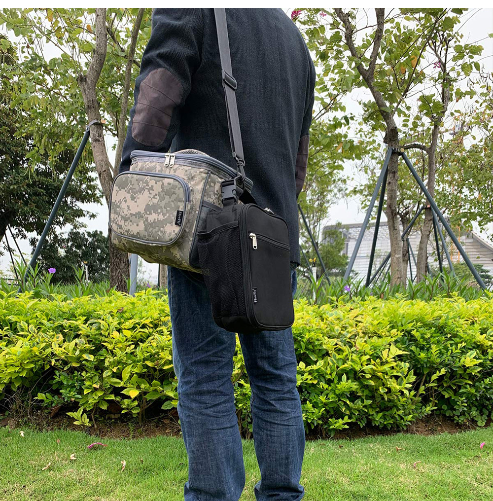 Thermal Lunch Bag Cooler with Should Strap for Work School Picnic
