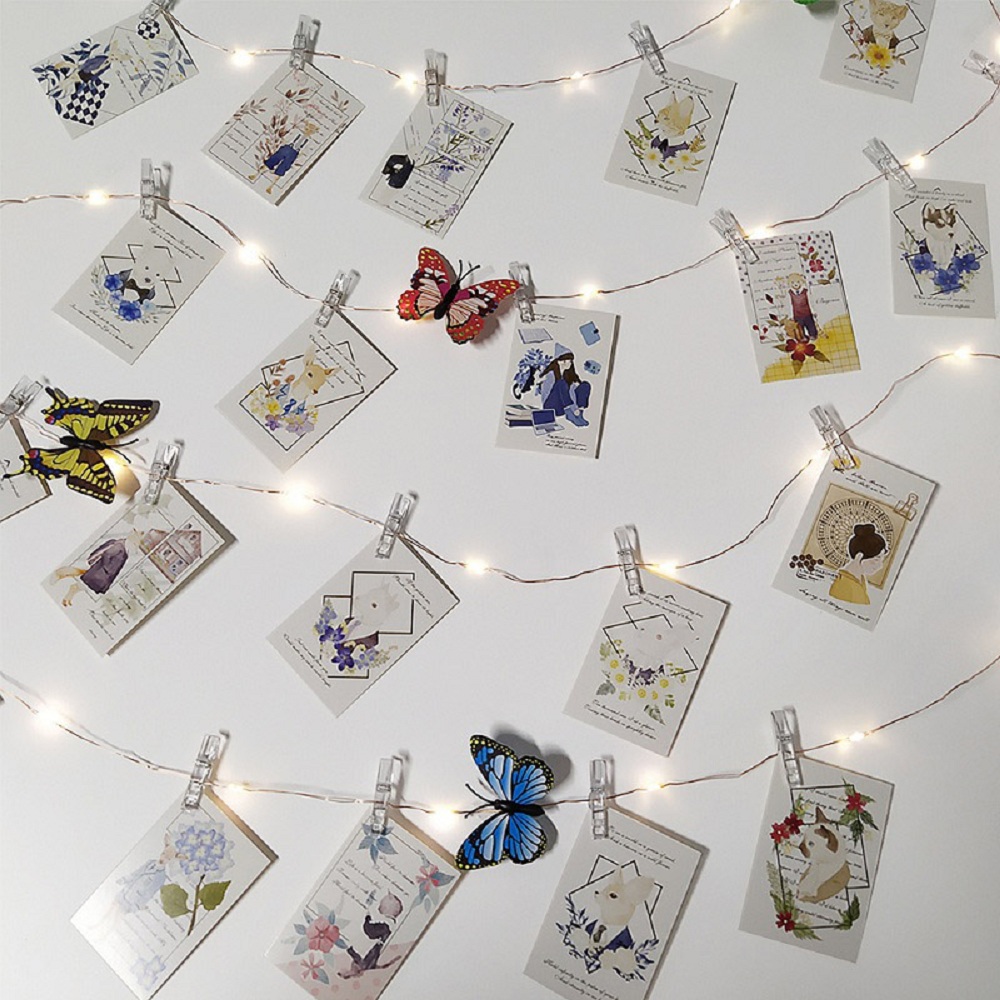 10M photo clip usb led string lights bedroom photo wall decoration fairy garland lights christmas wedding xmas party dec