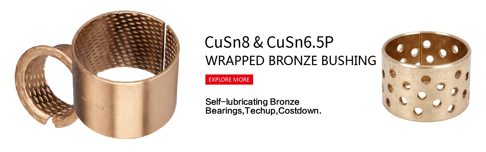 wrapped bronze bushings