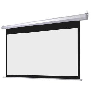 China Out door Electric Projection Screens Remote Control / presentation screen Roll Up on sale
