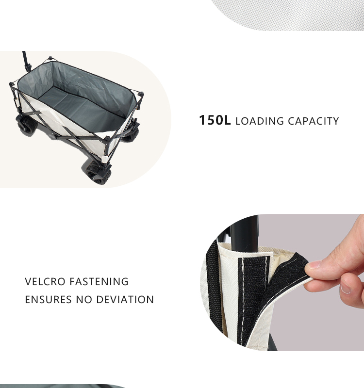 Collapsible wagon in use