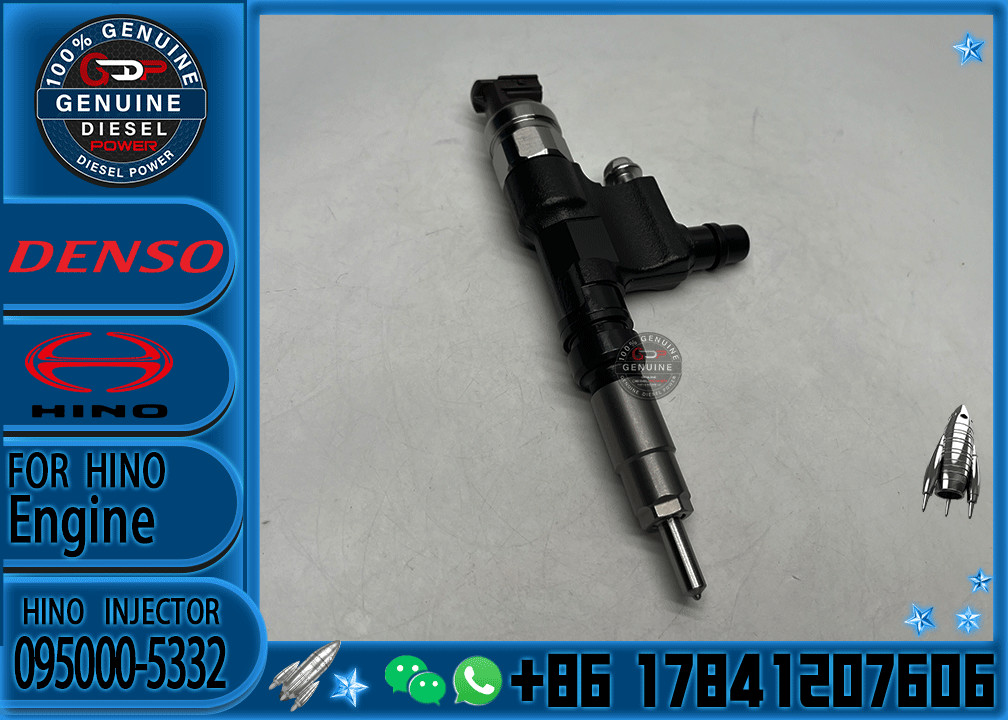 New Diesel Common Rail Fuel Injector 095000-5332 For HI-NO 23670-E0150 23910-1380