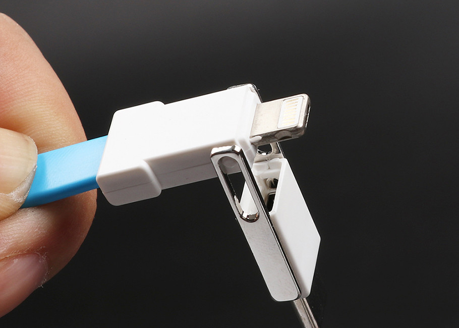 Magnetic Charger 3 In 1 8pin USB Cord
