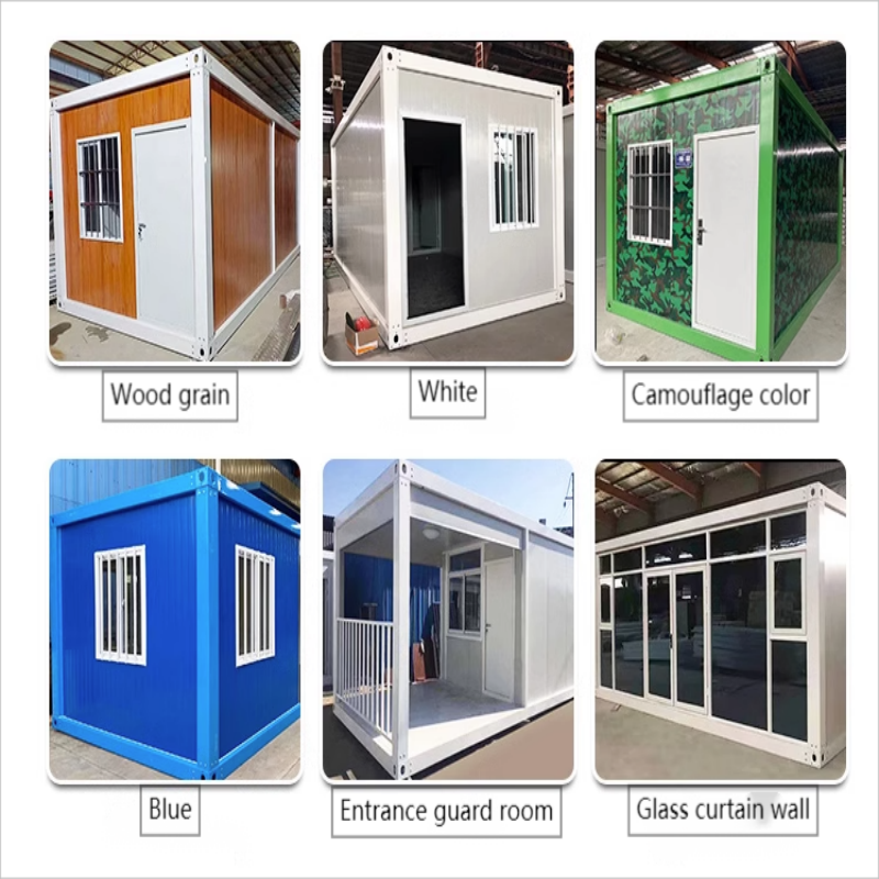 Detachable Container Galvanized Steel Frame Prefab Casa for Mobile Housing or Office