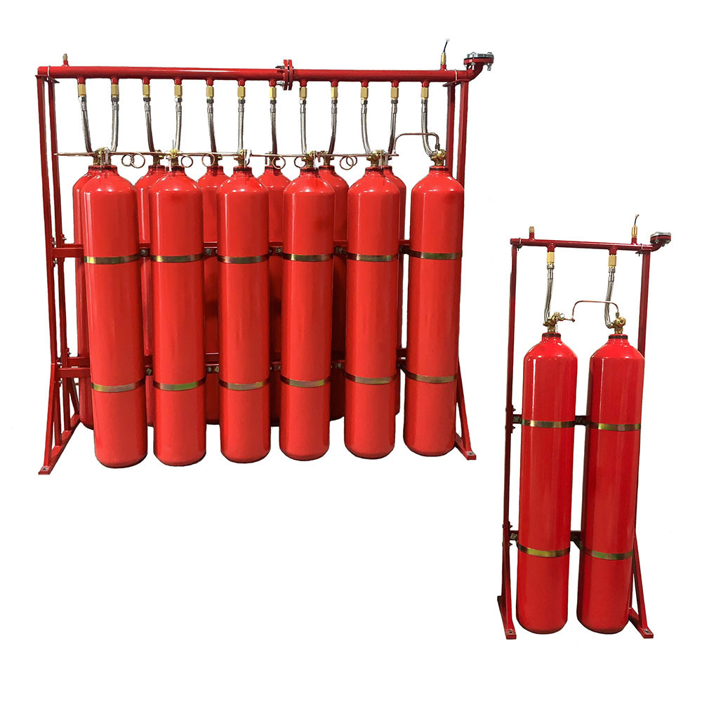 Red CO2 Extinguishing System Easy To Install For Fire Protection