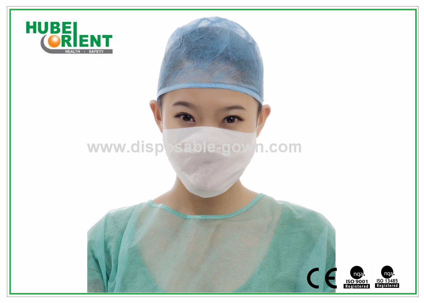 Earloop 1 Ply Paper Disposable Dust Mask 7x20cm With CE Certificate
