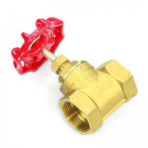 China Tap Water Pipe Brass Globe Valve Types Natural Gas All Copper Pipe Stop Valve on sale