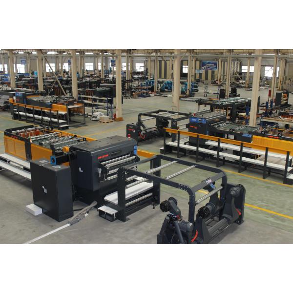 High Speed Double Rotary Paper Sheeting Machines 200GSM 1000GSM Roll To Sheet Cutter Machine