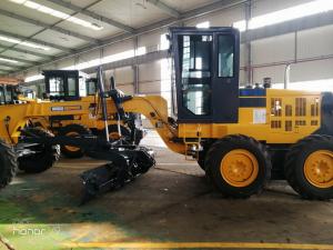 China Enclosed Cab Heavy Equipment Motor Grader 97kw Power Output ROPS/FOPS Optional on sale