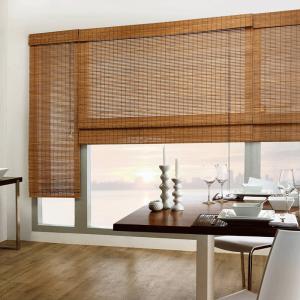 Quality 2.4 Meters Max Width Bamboo Sun Shade Roller Blinds for sale