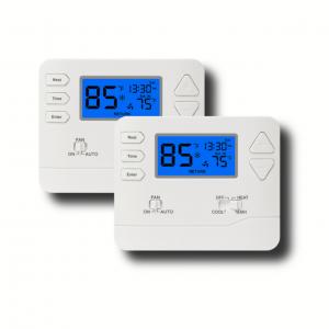 Quality CE Programmable Room Thermostat 24V Air Conditioner Heat Pump Controller for sale