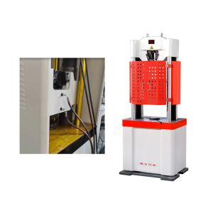 Servo Hydraulic Testing Machine Designed with Finite Element Analysis and