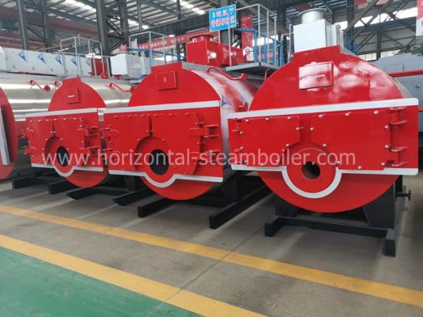 WNS Type Integrated Condensing Combi Boiler / Oil And Gas Boiler For Paper