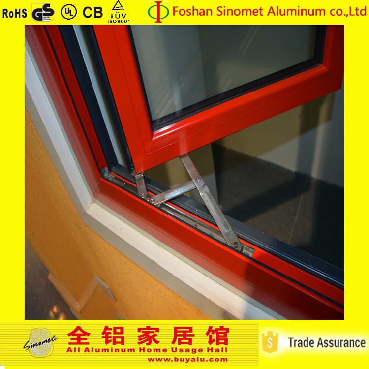Casement Aluminum Alloy Window Power Coating Customized Size Window