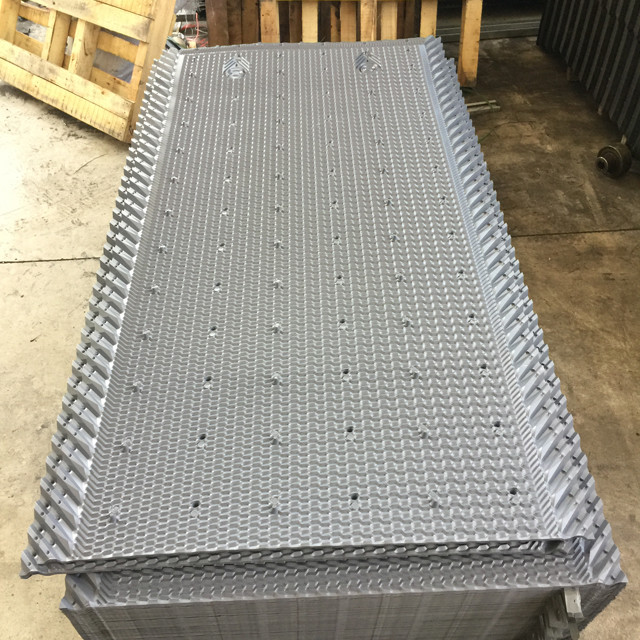 1950mm Pvc Fills For Cooling Tower Black Cooling Tower Fill Media Replacement