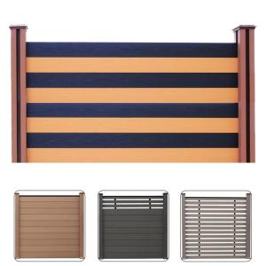 Commercial WPC Fence Panels Rotproof WPC Composite Fence Slats