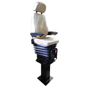 Quality Patrol Boat Mechanical Suspension Seat White Marine Suspension Seats for sale