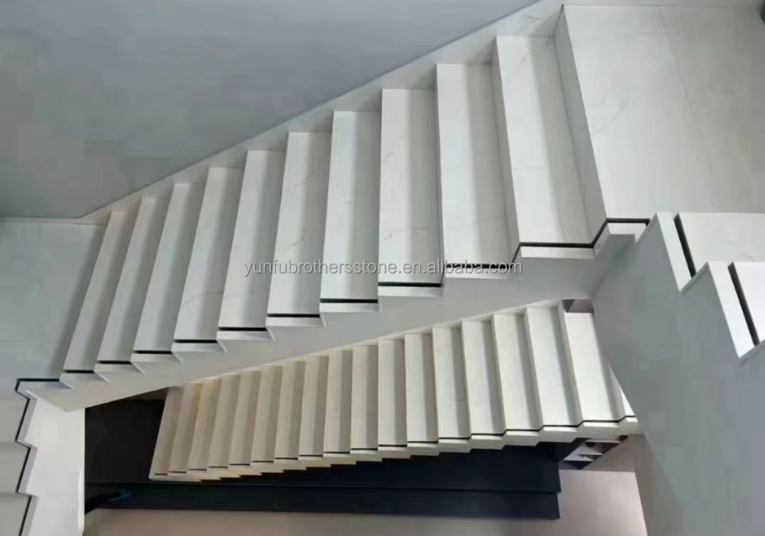 Interior Home Furniture Stair Step Light Design with Modern Artificial Sintered Stone