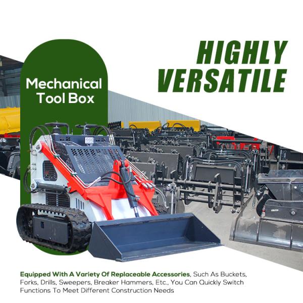 Free Shipping Mini Skid Steer Loader Cheap Wheel Loader CE EPA Engine Compact Skid Steer Diesel Gasoline Loaders