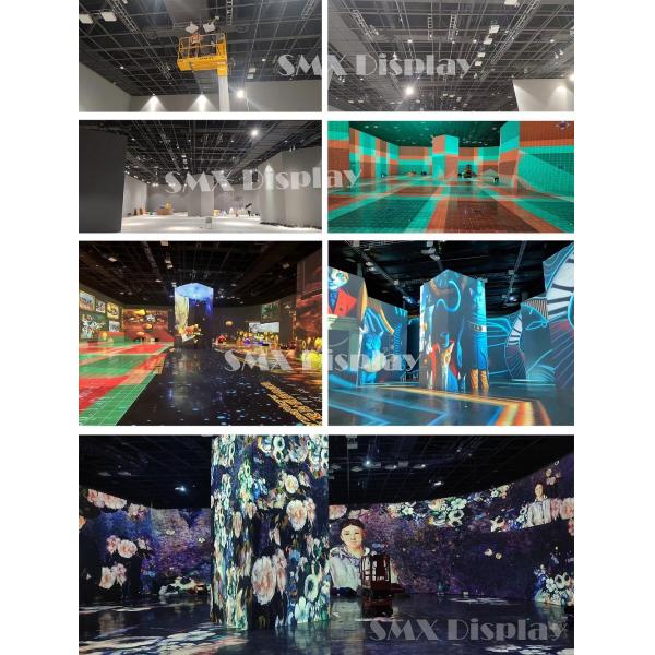 High Precision Short Throw Laser Projector 6000 Lumens Immersive Projection Display