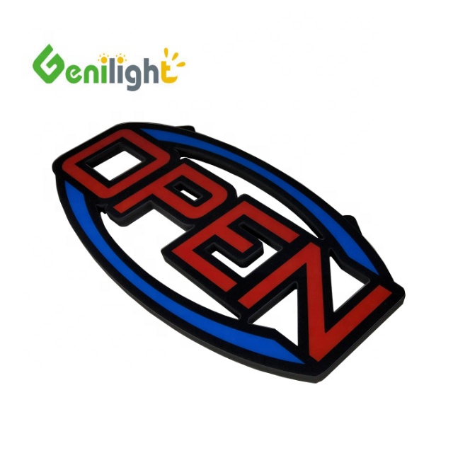 Powerful LED Neon Open Sign with CE ROHS Certification and Acrylic Front Board