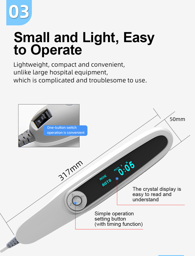 CE ISO LED 311nm Uv Phototherapy Lamp UVB Light Therapy For Psoriasis Vitiligo