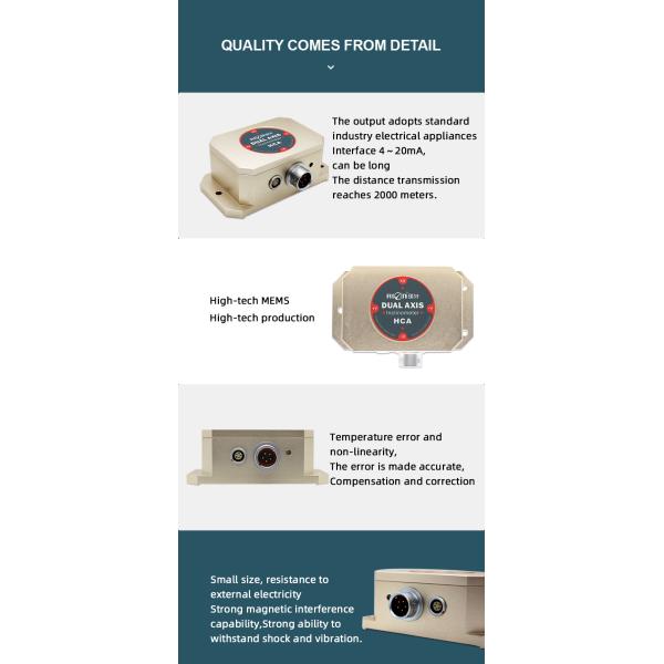 4mA Tilt Sensor Inclinometer CAN2.0A