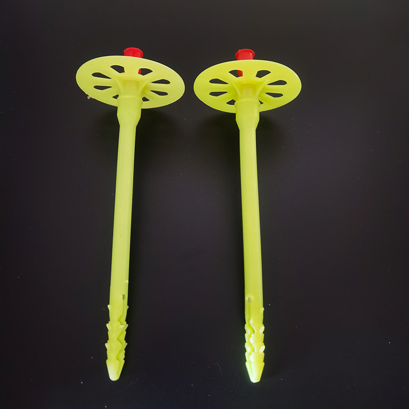 Plastic Steel Nails Red Cap Nail Insulation Fixing Wall Insulation Nail