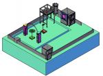 Overall IPX1-IPX9K Waterproof Test Chamber , Simultaneous Environmental Testing
