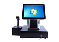 Bezel Free Windows POS System , POS Touch Screen Compute Comfort Viewing Angle