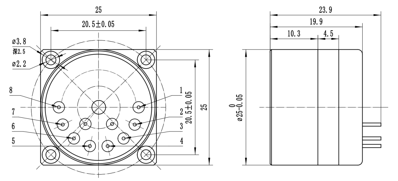 Quartz Flexible Accelerometer For Oil Drilling And Geological Exploration Angle Measurement