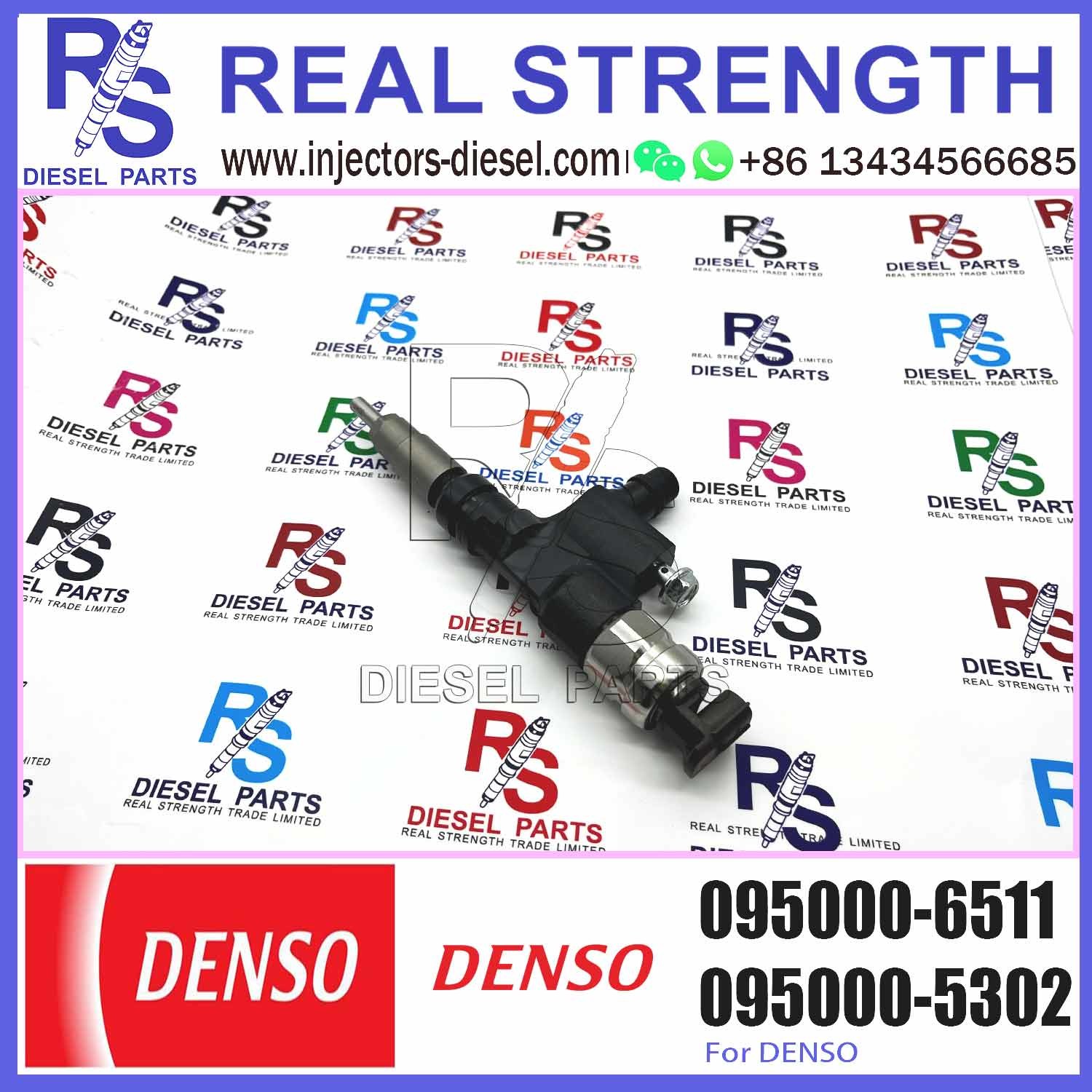 Diesel fuel injector 095000-6510, 095000-6520, 095000-6511, 9709500-651, 23670-E0081, 23670-E0080, 23670-79016, 23670-79